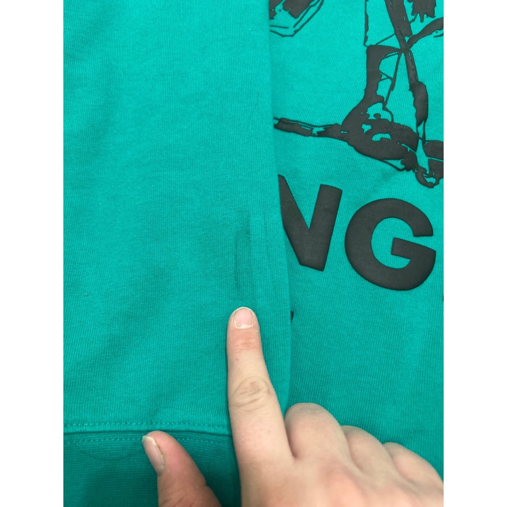Eastside Golf Long Sleeve Shirt Mens XL Green Graphic Print Change 1961 Logo - Picture 9 of 12